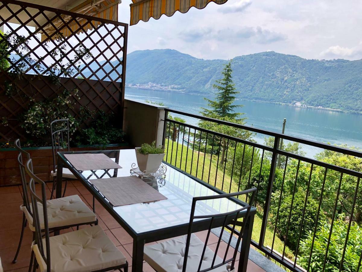 Appartamento Con Bellissima Vista Campione d'Italia Bagian luar foto