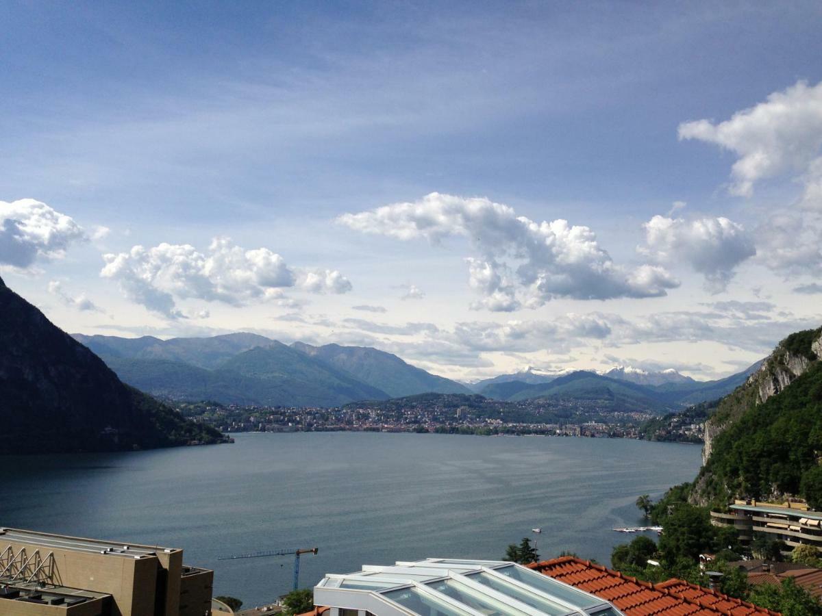 Appartamento Con Bellissima Vista Campione d'Italia Bagian luar foto